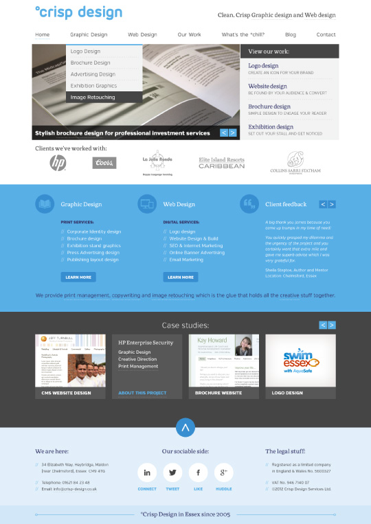Website Design 2012 home