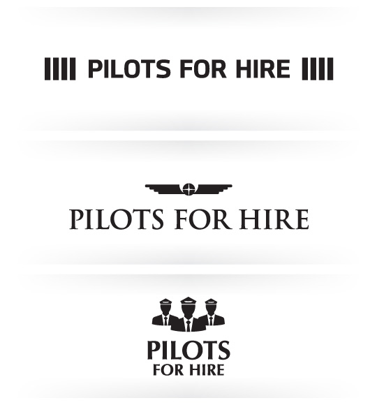 Pilot logo design options